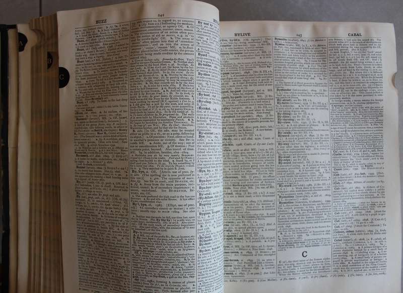 1933 Shorter Oxford English Dictionary