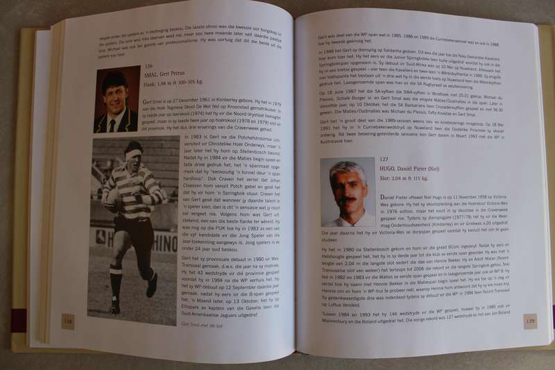 GETEKEN: Matieland is Rugbyland 1980-2006 - Floris van der Merwe