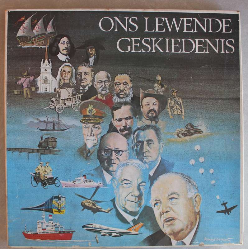 Ons Lewende Geskiedenis -  8 Langspeel Plate van Historiese Waarde