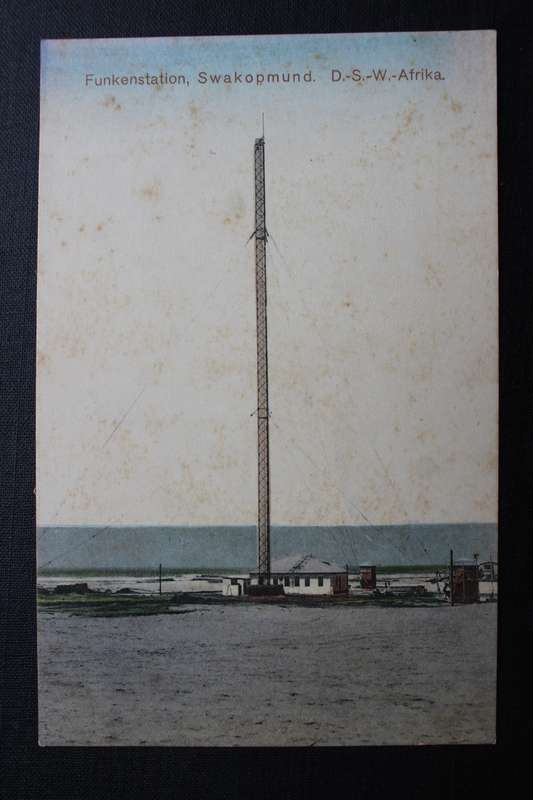 Post Card postcard DSWA Deutsch Sud-West-Africa - Swakopmund Funkenstation