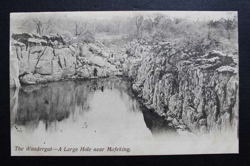 Post Card postcard - The Wondergat - A large hole near Mafeking.