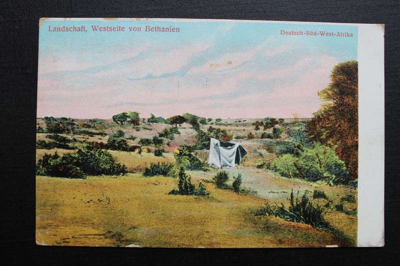 Post Card postcard DSWA Deutsch Sud-West-Africa - Landschaft Westseite von Bethanien