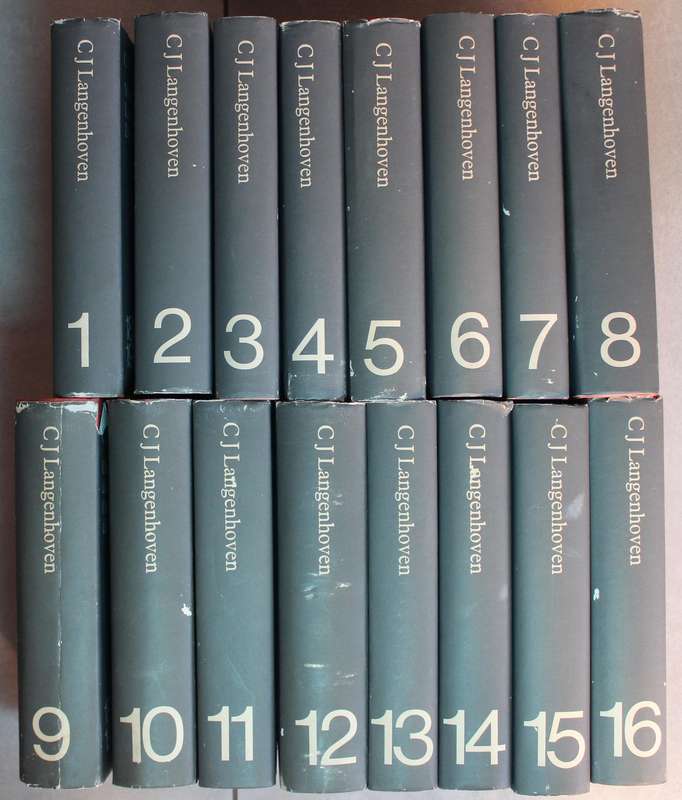 Langenhoven Versamelde Werke - volledige stel van 16 dele
