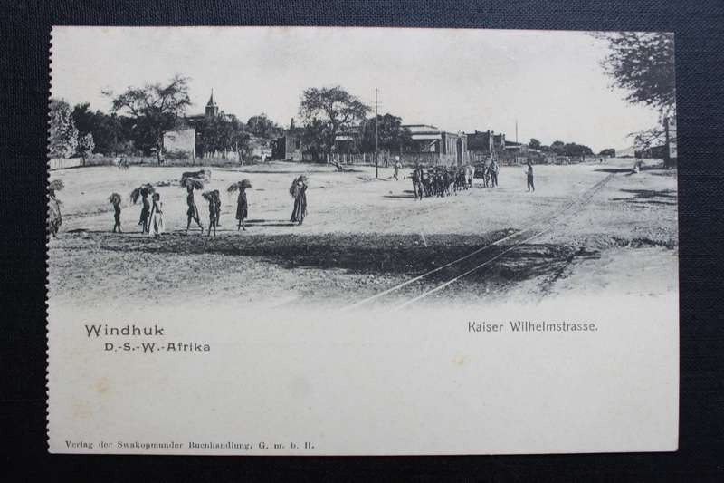 Post Card postcard DSWA Deutsch Sud-West-Africa - Kaiser Wilhelmstrasse Windhuk