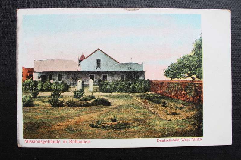 Post Card postcard DSWA Deutsch Sud-West-Africa - Missionsgebaude in Bethanien