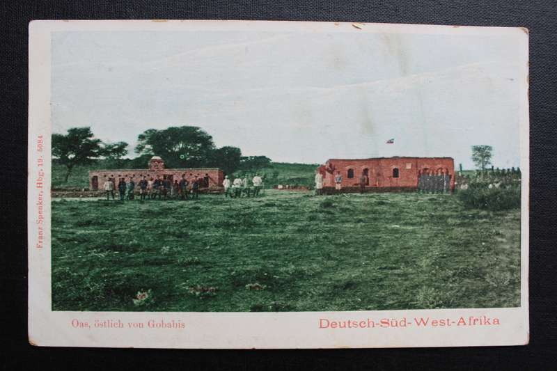 Post Card postcard DSWA Deutsch Sud-West-Africa - Oas, Ostlich von Gobabis