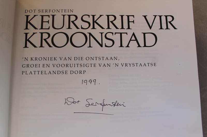 GETEKEN: Keurskrif vir Kroonstad - Dot Serfontein