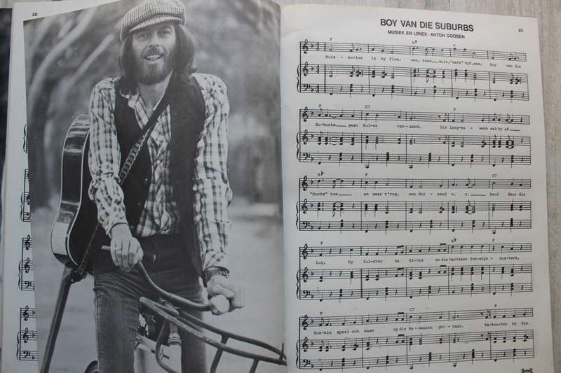 Anton Goosen - Boy van die Suburbs / musiek en liriek note
