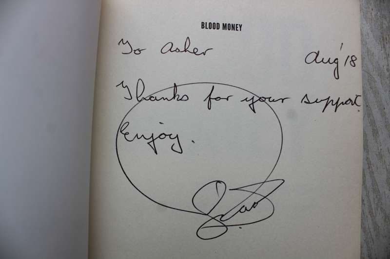 SIGNED: Blood Money: Stories of an Ex-Recce`s Missions in Iraq -- Johan Raath