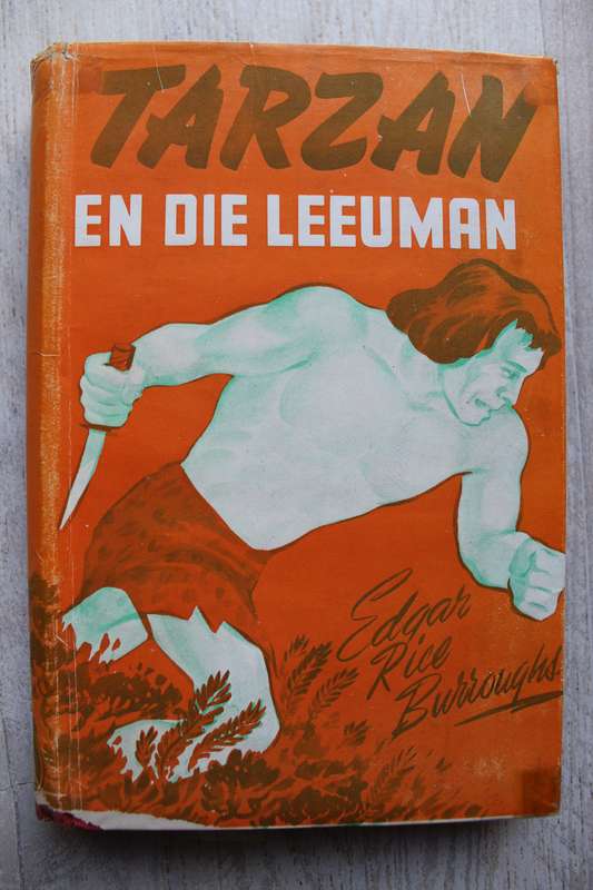 TARZAN en die Leeuman - Edgar Rice Burroughs (1949) in oorspronklike stofjas