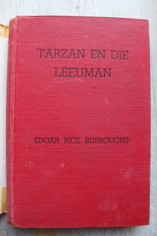 TARZAN en die Leeuman - Edgar Rice Burroughs (1949) in oorspronklike stofjas