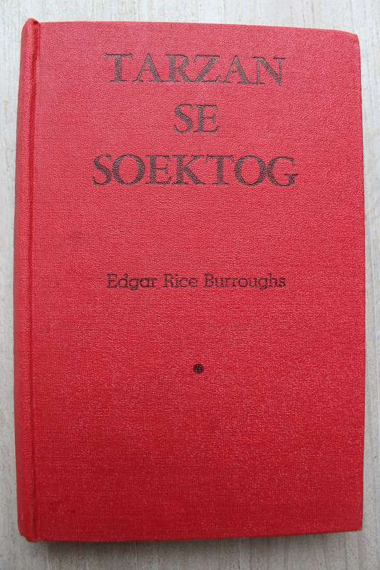 TARZAN se soektog - Edgar Rice Burroughs (1950) in oorspronklike stofjas