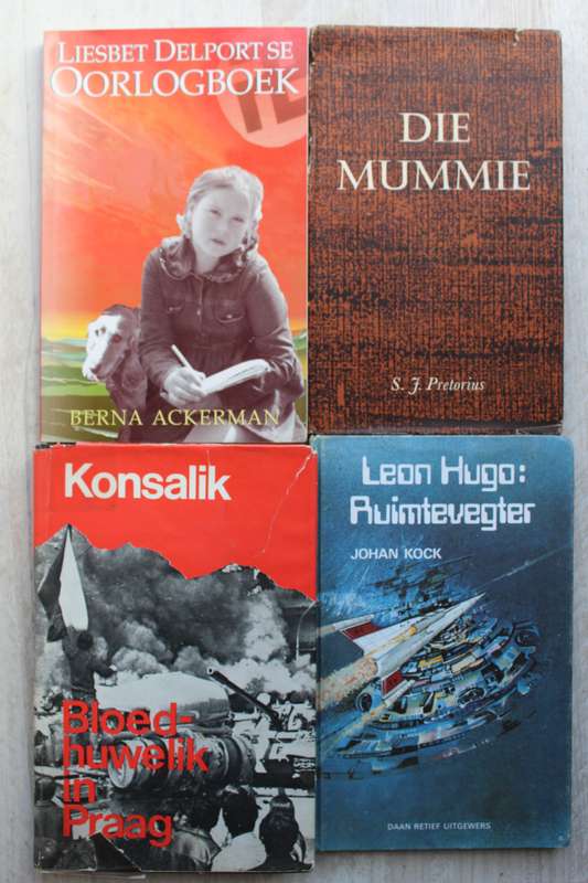4 x Afrikaans boeke pasella prys