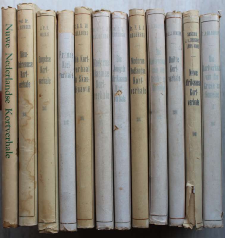 Die Kortverhaal x 12 hardeband boeke