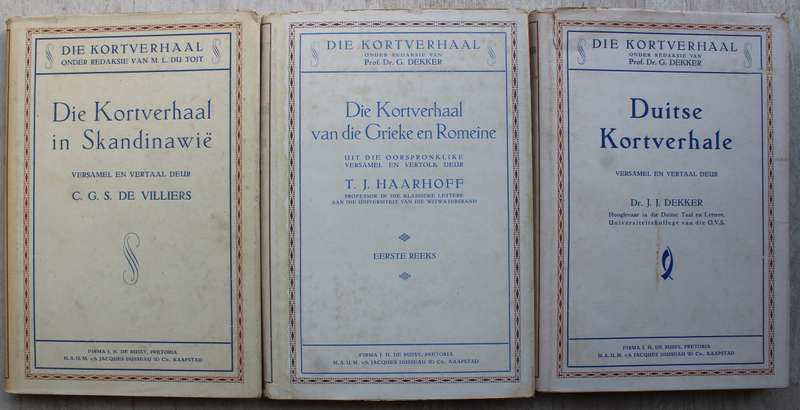 Die Kortverhaal x 12 hardeband boeke