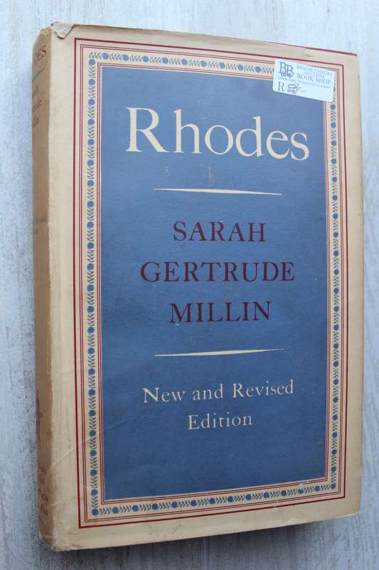 Rhodes -  Sarah Getrude Millin /  new and revised edition