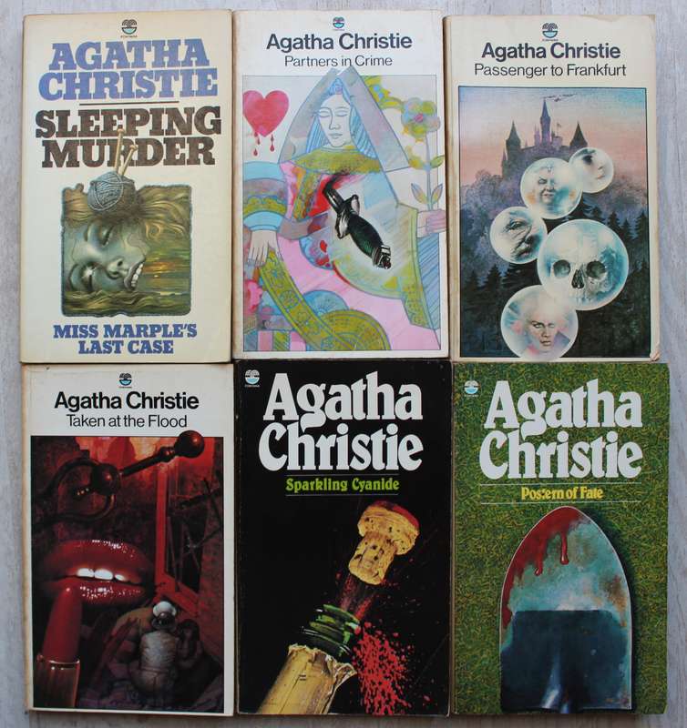 6 x Agatha Christie paperbacks