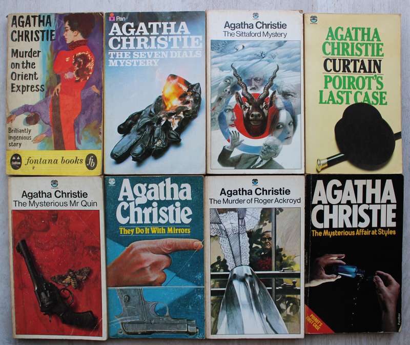 8 x Agatha Christie paperbacks