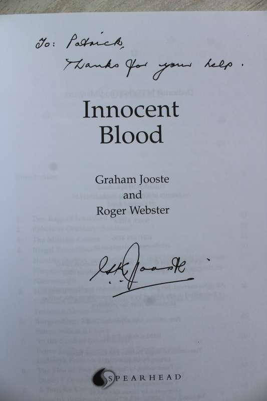 Innocent Blood, Executions during the Anglo-Boer War - SIGNED