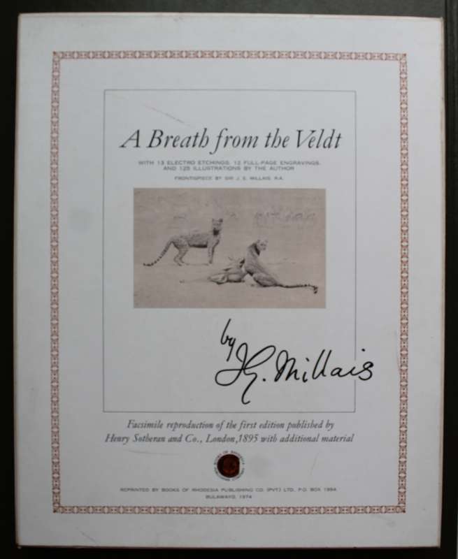 A Breath from the Veldt - J. G. Millais