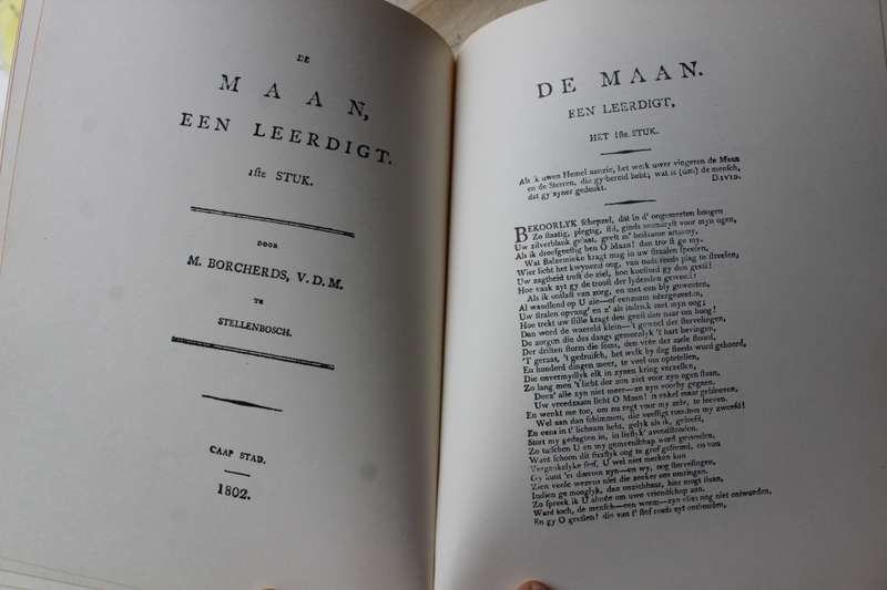 EARLY CAPE PRINTING - VROEE KAAPSE DRUKWERK 1796 - 1802