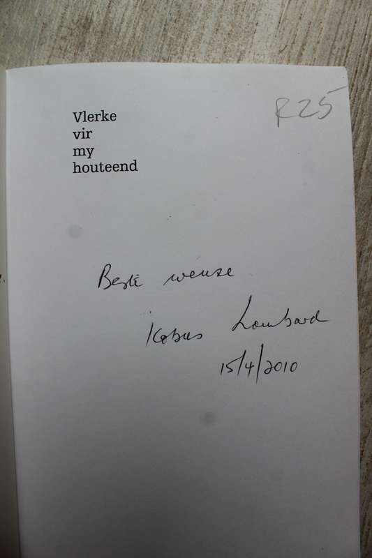 GETEKEN: Vlerke vir my houteend - Kobus Lombaard