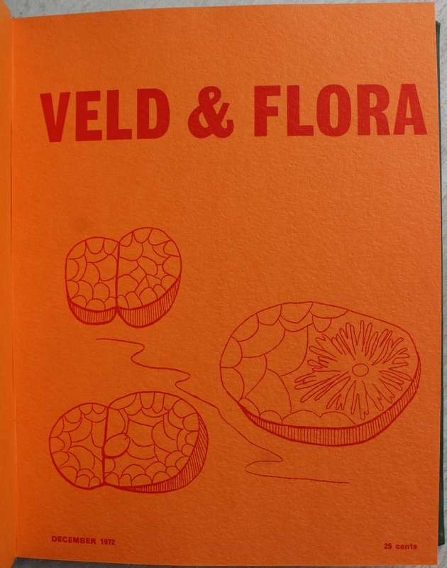 Veld and Flora in leather binding