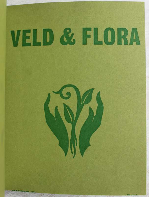 Veld and Flora in leather binding