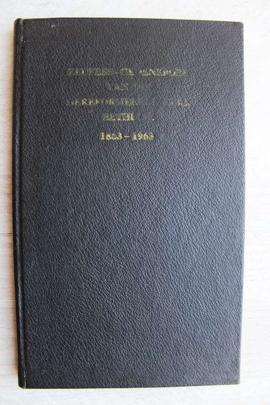 Eeufees Gedenkboek Gereformeerde Kerk Bethulie 1863- 1963