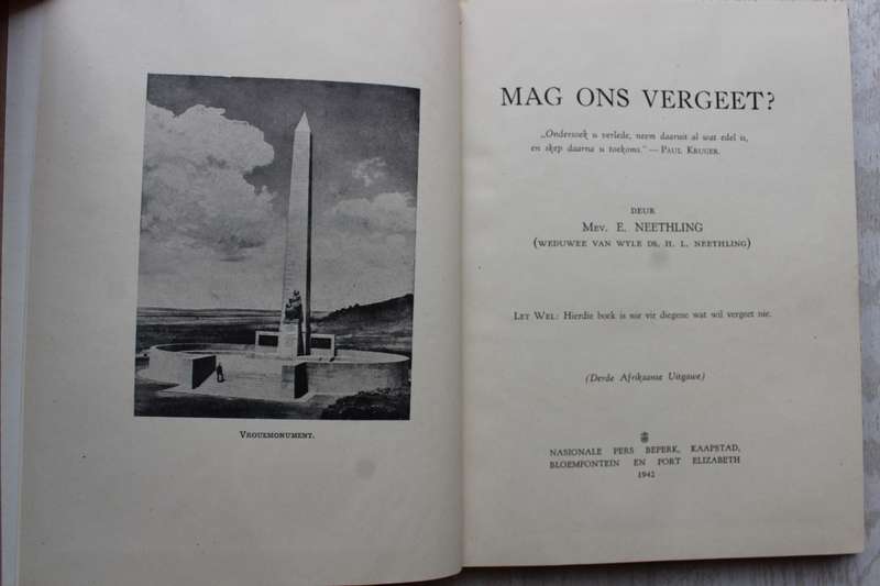 Mag Ons Vergeet? - E. Neethling