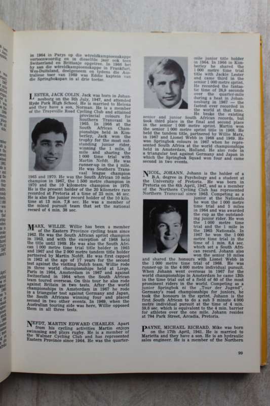 Sports Personalities Of South Africa - 1971 Edition