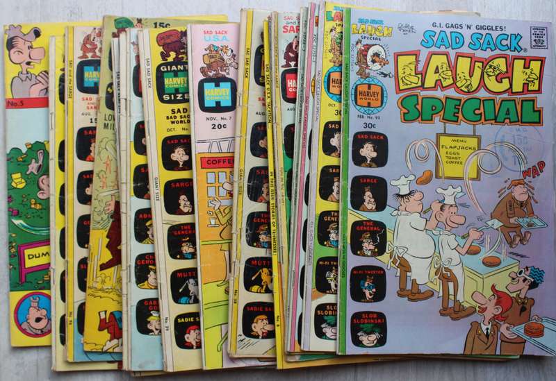 16 x Sad Sack Harvey comics