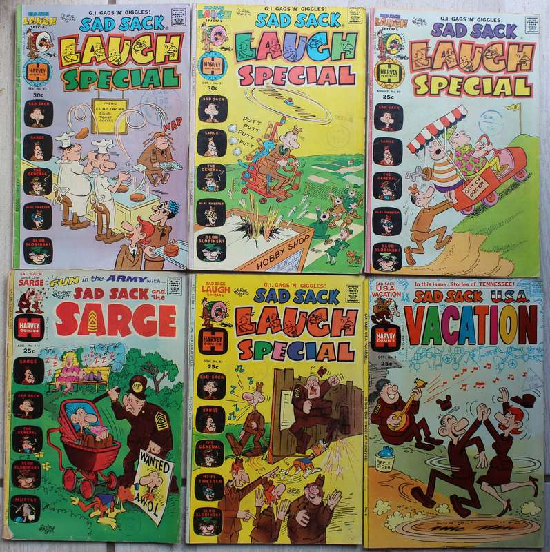 16 x Sad Sack Harvey comics