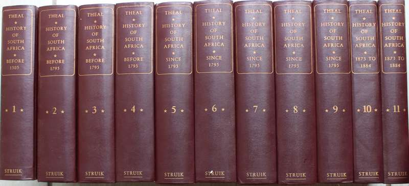 Theal - History of South Africa in 11 volumes complete