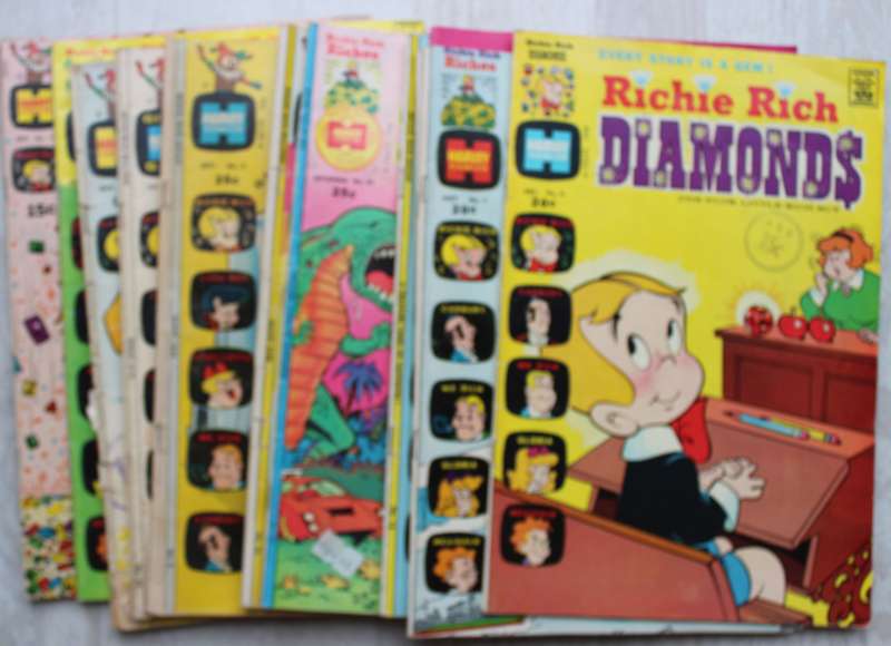 13 x Richie Rich Harvey Comics