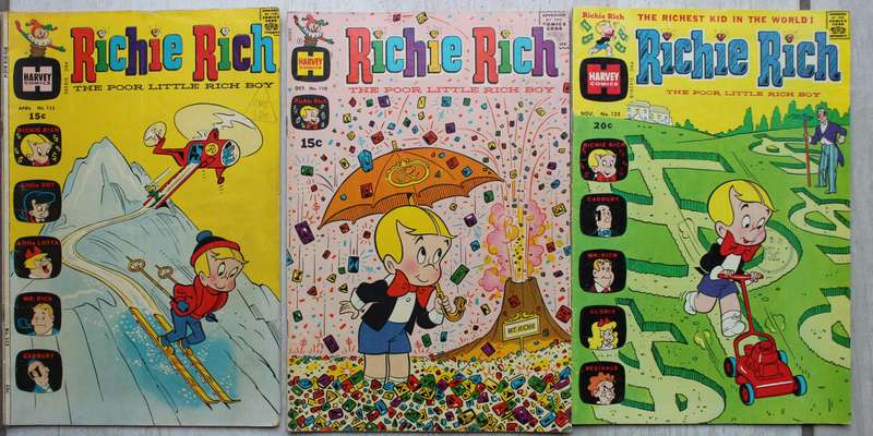 13 x Richie Rich Harvey Comics