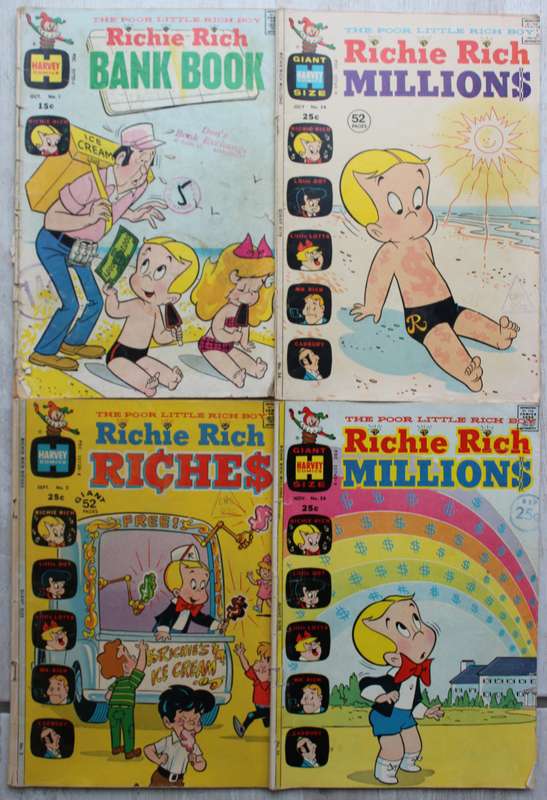 13 x Richie Rich Harvey Comics