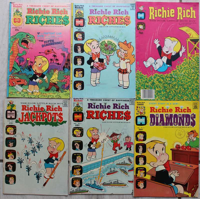 13 x Richie Rich Harvey Comics