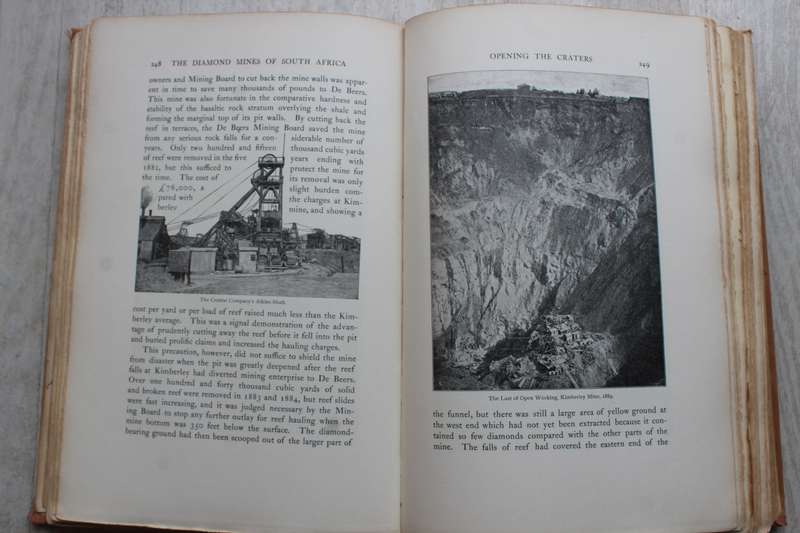 SIGNED: The Diamond Mines of South Africa - Gardner F. Williams