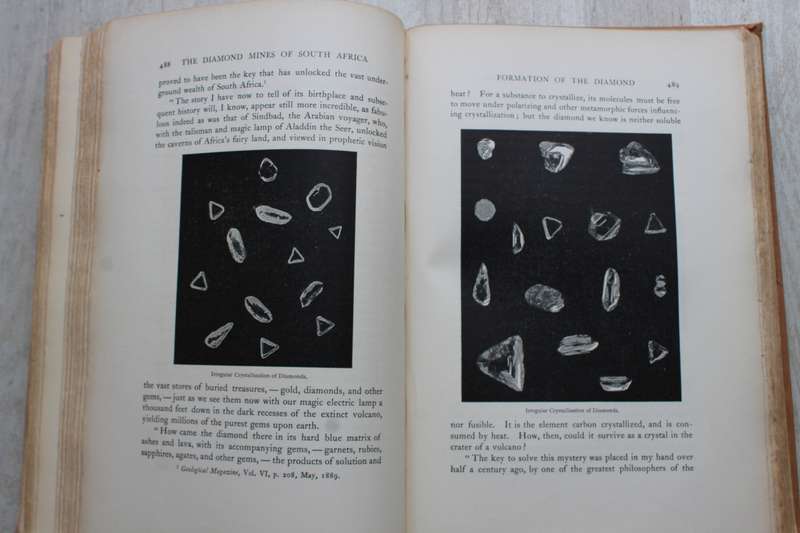 SIGNED: The Diamond Mines of South Africa - Gardner F. Williams