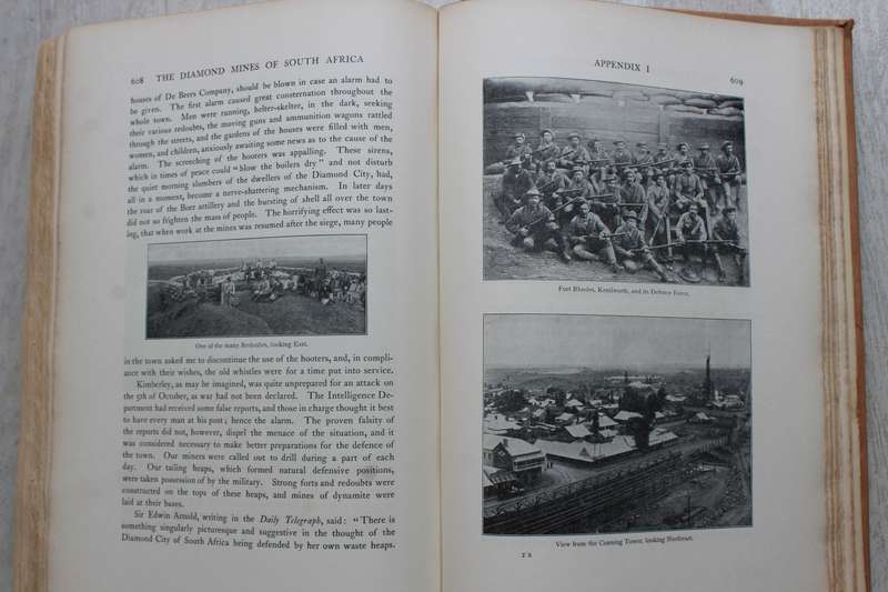 SIGNED: The Diamond Mines of South Africa - Gardner F. Williams