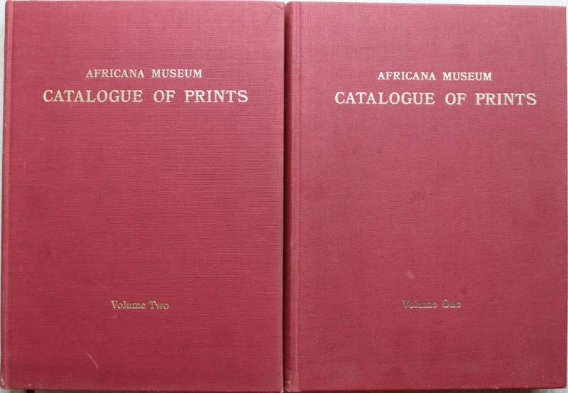 Africana Museum Catalogue of Prints (2 Vols. Complete) | R. F. Kennedy