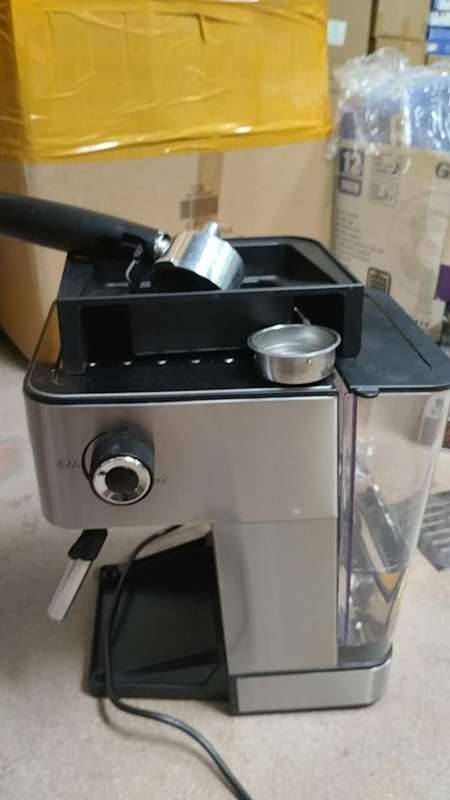 15 Bar Up to 4 Cups Manual Espresso Coffee Machine -Digital