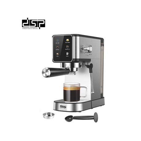 DSP Espresso Coffee Maker 20 Bar With Milk Foam Steam Function -1350W