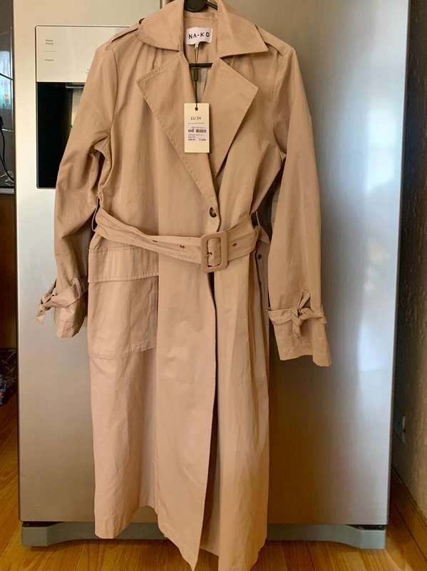 NA-KD Oversized trenchcoat