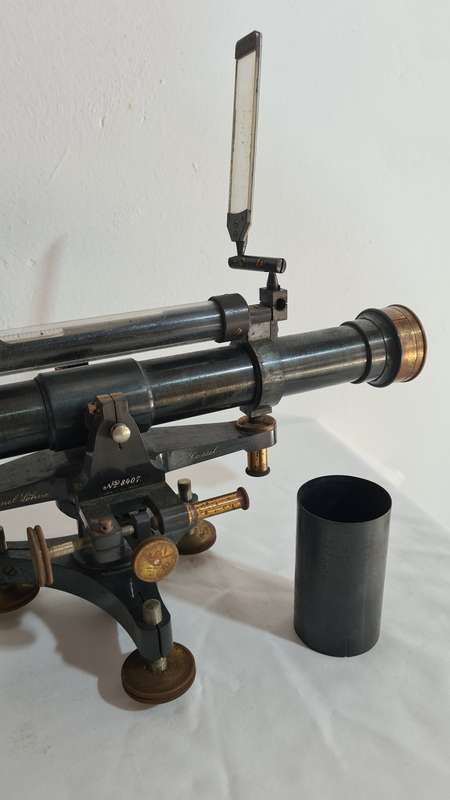 Antique Otto Fennel Sohne Surveyors Level