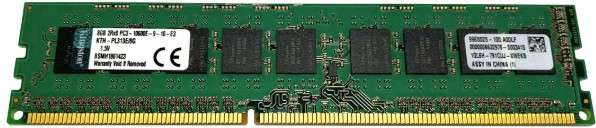 Kingston 4GB DDR3-1600 ECC Registered RAM 240-Pin DIMM