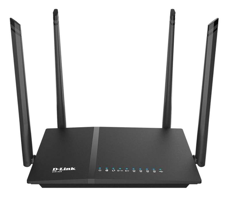 D-Link DIR-825 AC1200 4-Antennae Wi-Fi Gigabit Router
