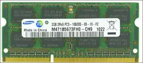 RAM 2GB PC3-10600 DDR3 SODIMM