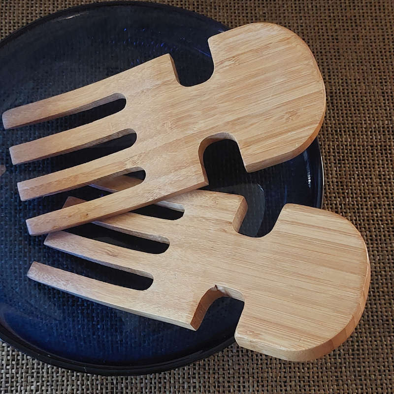 Bamboo Salad Servers